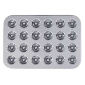 Backform mit 24 kleinen Gugelhupfformen für Konfekt