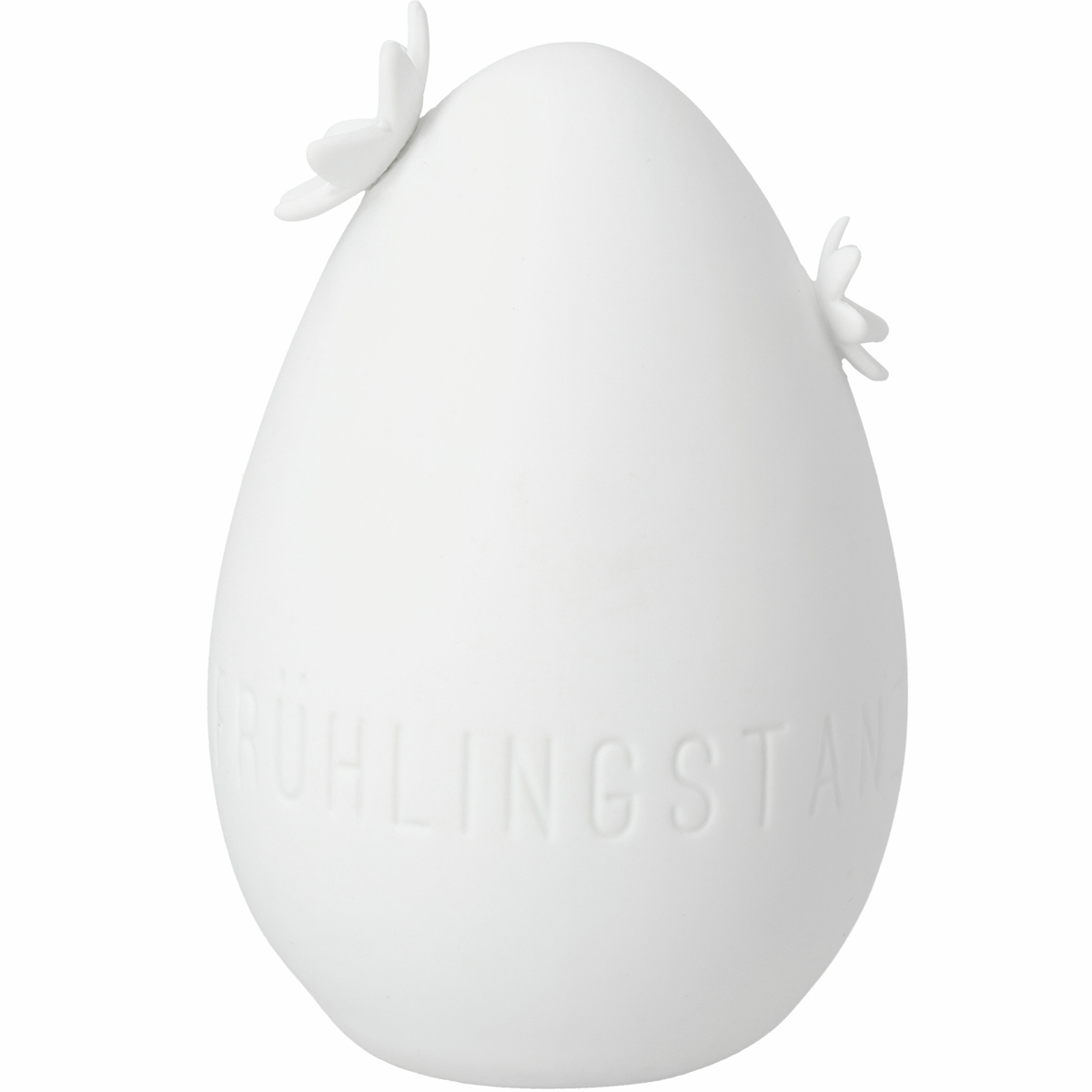 Rückseite Porzellan Frühlingstanz mit aufgesetzten Blüten und Prägung