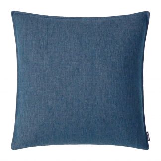 Kissenhülle beidseitig unifarben in kräftigem blauton